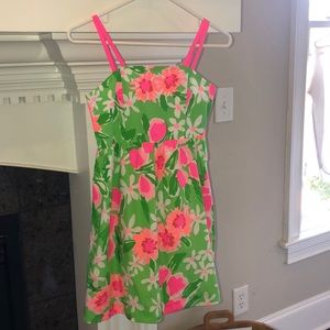 Lilly Pulitzer NWT Ella Dress Blue Haven Little Flamenco $52
